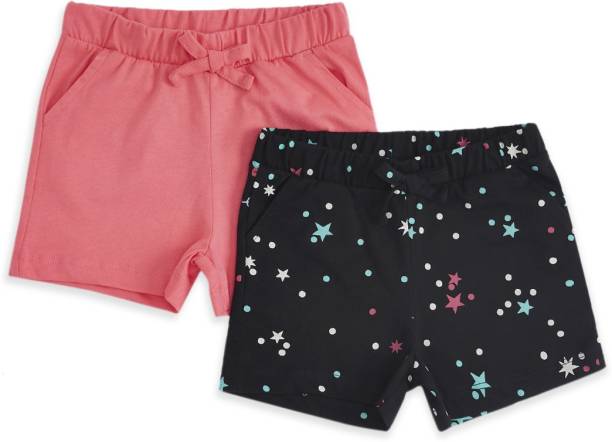 Pantaloons Junior Short For Girls Casual Printed Pure Cotton