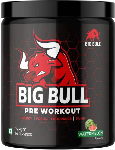 Big Bull Pre-Workout Supplement Drink | Lean Muscles Strength Building Protein Shake