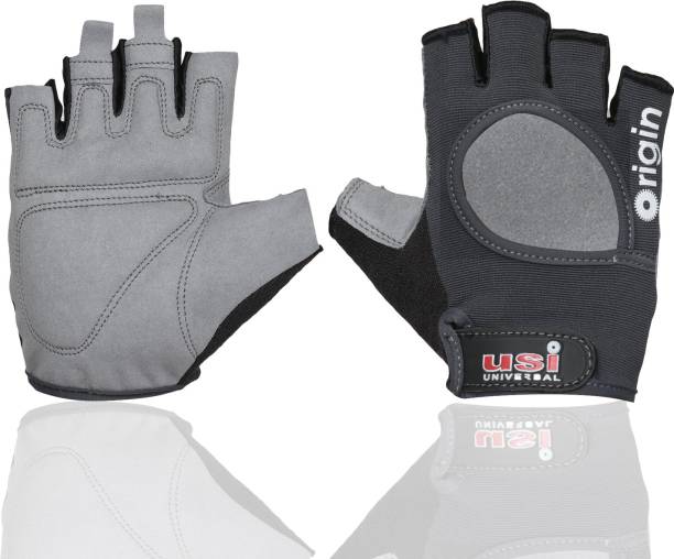 USI UNIVERSAL Origin Fitness Gym Gloves , Workout Powerlifting Gloves, Made of Polyester, Foam Gym & Fitness Gloves