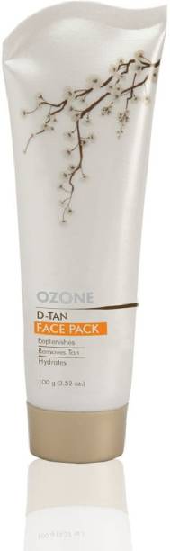 OZONE D Tan Face Pack - Helps to Removes Tan, Prevents Sun Damage & Boosts Skin Complexion