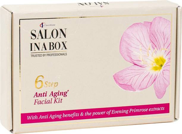 Salon In A box Anti-Aging facial kit | Goodness of Evening Primrose | 6 easy steps