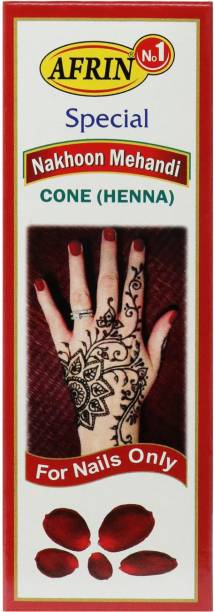Afrin Henna Nails Cone (Small) 8gm each Natural Mehendi