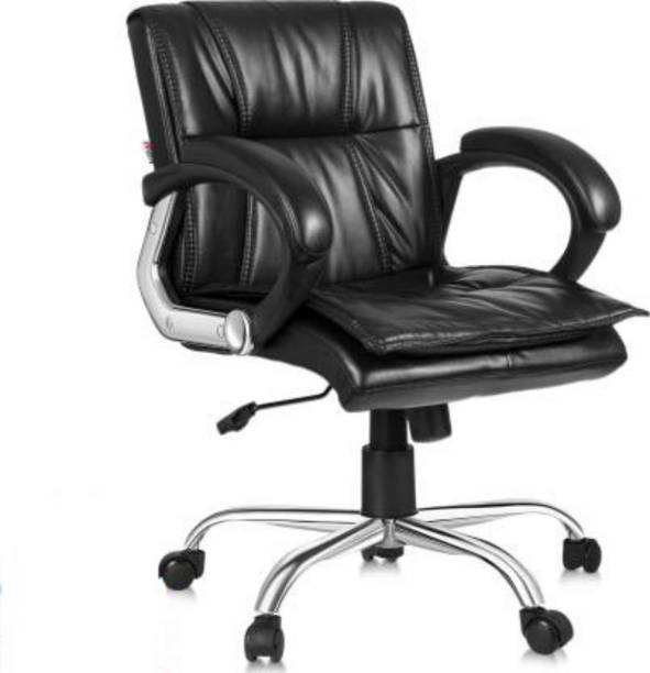 Guru Leather Office Adjustable Arm Chair
