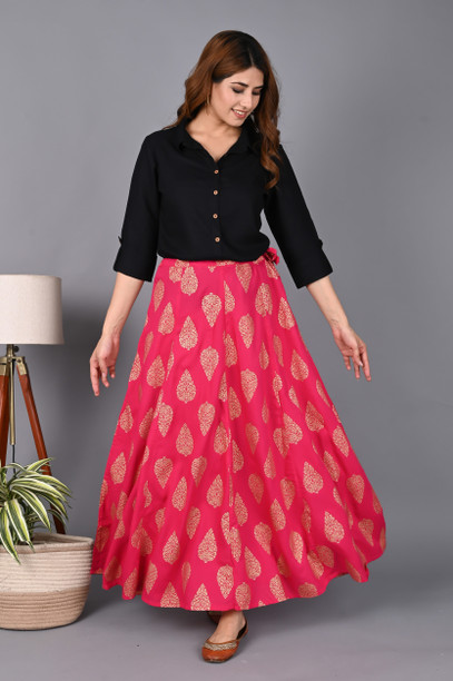 Long skirt with shirt xxl Clearance
