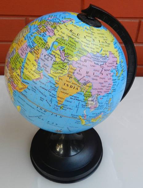 ALLURE Globe Laminated Desk Political World Globe