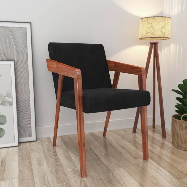 Parth designs Solid Wood Living Room Chair