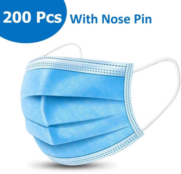 Nea 3ply - 3 Layer Surgical Mask BIS certified Pharmaceutical Mask Face Mask SURGICAL-200 mask 00025 Water Resistant Surgical Mask With Melt Blown Fabric Layer