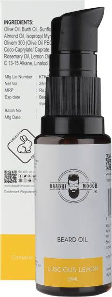 DAADHI MOOCH Beard Mustache Growth Oil for Nourishment with Olive & 7 Essentials LL Hair Oil