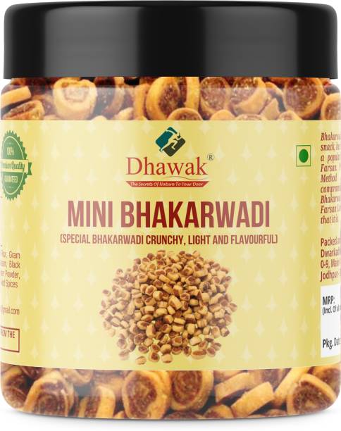 Dhawak Gujrati Mini Bhakarwadi Bakarwadi Crunchy Light and Flavourful Bhakarwadi Snacks