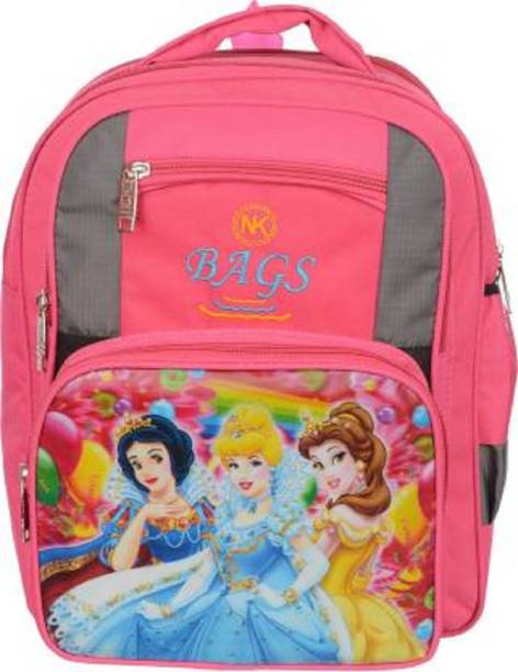 Naaz style bag beuaty Waterproof School Bag for Girls (1ST-2ND) class School Bag PINK Waterproof Lunch Bag