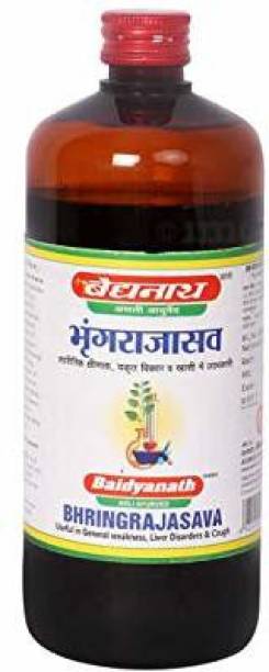 Baidyanath Ayurvedic Bhringrajasava Syrup - 450 ml