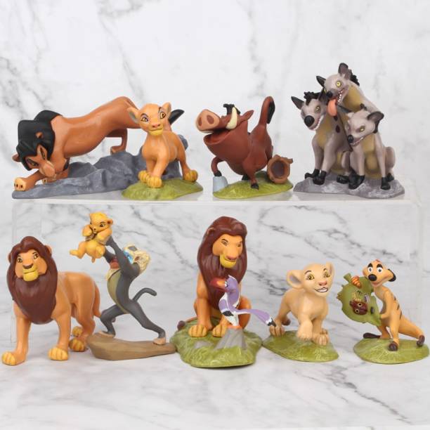 Mubco The Lion King Exclusive 9 Piece Deluxe Figurine Playset Collection Toy Kids Gift