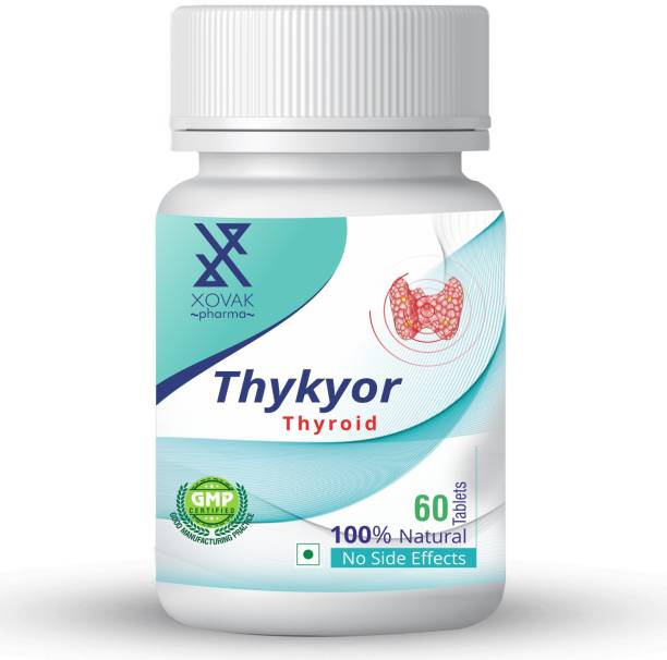 xovak pharma Ayurvedic Thykyor Tablet For Normalize Thyroid functions, Stress and Anxiety
