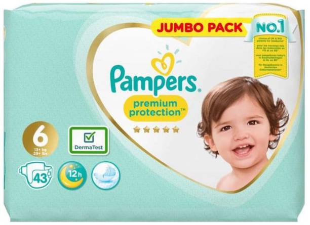 Pampers Premium Protection Diapers Size 6 (13+kg) - XL - XXL