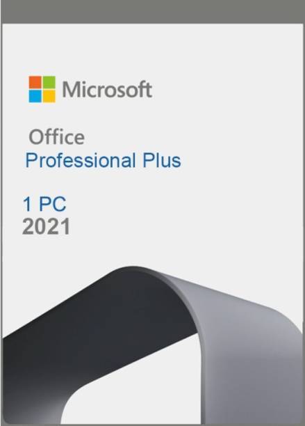 MICROSOFT Office Professional Plus 2021 (Lifetime Validity) Activation Key Card, One-time purchase for 1 PC