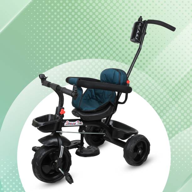 DUGGY TRICYCLE FOR KIDS NEW MODEL ST-04 BLACK ST-04 BLACK BABY TRICYCLE FOR KIDS -08-08 Tricycle