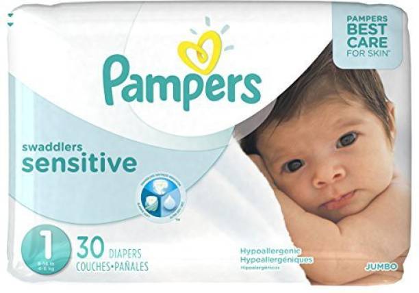 Pampers Swaddlers Sensitive Disposable Diapers Newborn ...