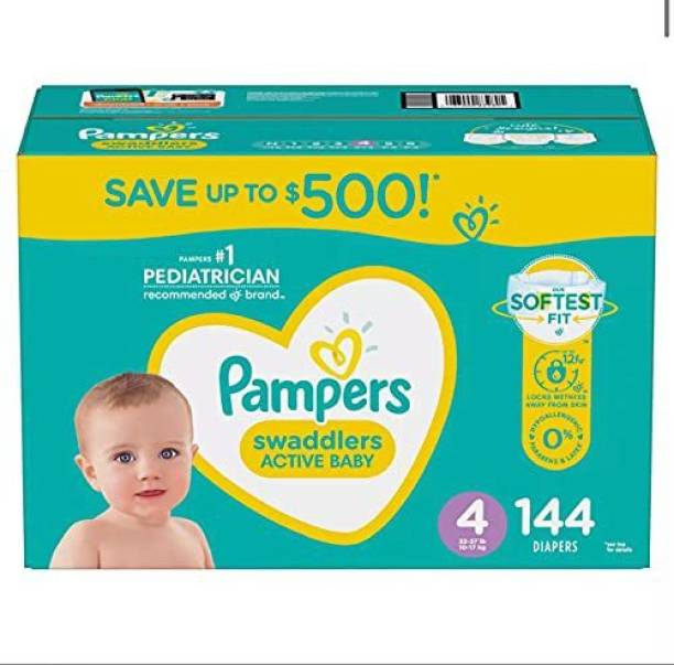 Pampers Swaddlers Disposable Diapers Size 4 - S - M