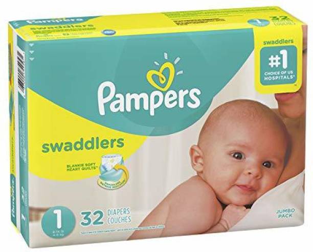 Pampers Swaddlers Newborn Diapers Size 1 32 Count - S -...