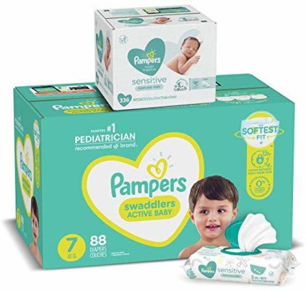 Pampers Swaddlers Disposable Diapers - S - M