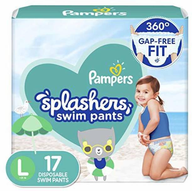 Pampers Splashers Swim Diapers Size 5 17 Count - S - M