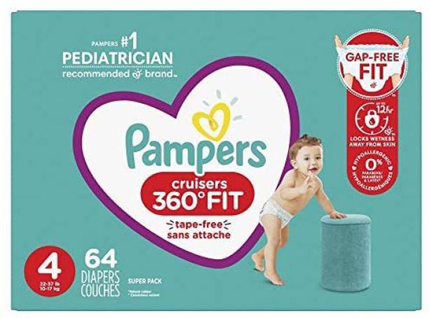 Pampers Diapers Pull On Cruisers 360° Fit Disposable Ba...
