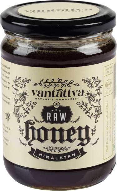 Vantattva Himalayan Forest Organic Wild Raw Unprocessed Honey Unpasteurized Pure natural honey for weight loss