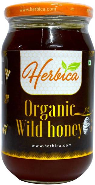 Herbica Certified Organic Wild Honey|Raw Unprocessed|No Added Sugar|Weight Loss