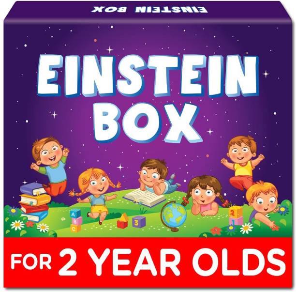 Einstein Box for 2 Year Old Baby Boys and Girls, Learning and Educational Gift Pack of Toys and Books, Multicolour