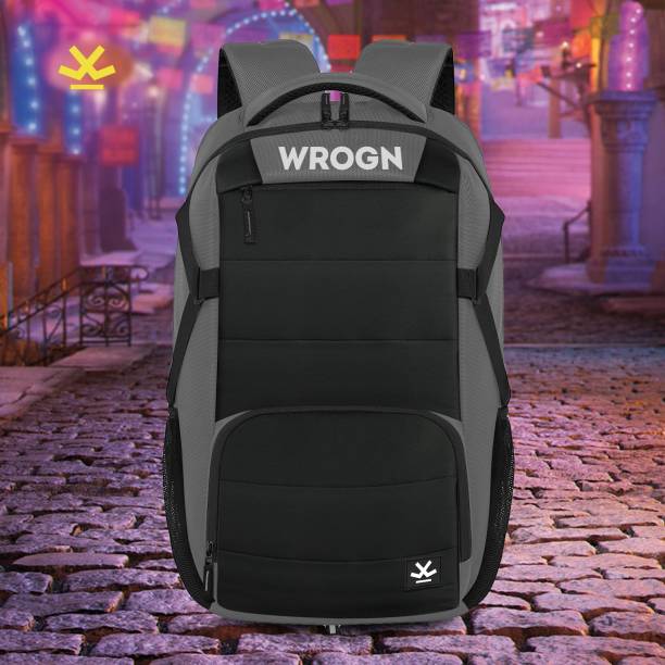 WROGN RADOME unisex backpack with rain cover and reflective strip 35 L Laptop Backpack