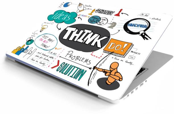 NoWorries Creative thought laptop skin-Motivational 15.6inch laptop sticker Size-11x16inch VINYL Laptop Decal 15.6