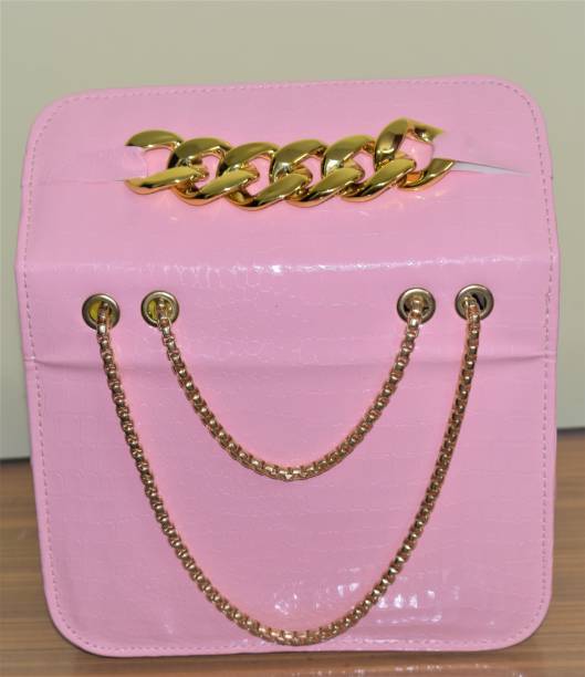 CELWARK Pink Sling Bag Leatherette Side Sling Bags For Women's Ladies