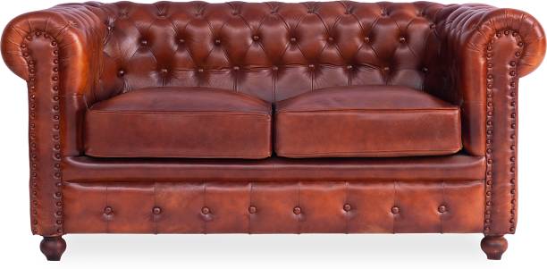 Furnitureverse Sofa for living Room , Bedroom, Office Leather 2 Seater  Sofa