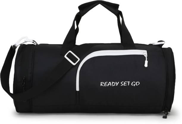 TRAVEL POINT Gym Bag with Shoe Compartment Set for Men and WomenCombo