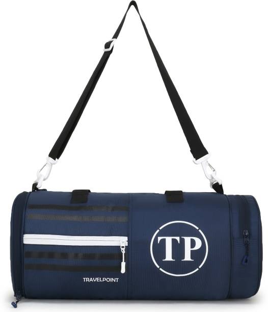 TRAVEL POINT Gym Bag with Shoe Compartment Combo Set for Men and Women for Fitness