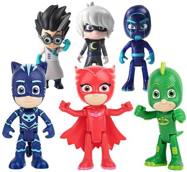 AncientKart PJ Moving Action Figures Toy Set of 6