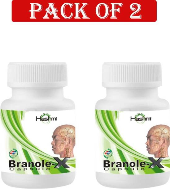 Hashmi Branole-X Herbal Brain 40 capsule | Help in Increases Memory Power