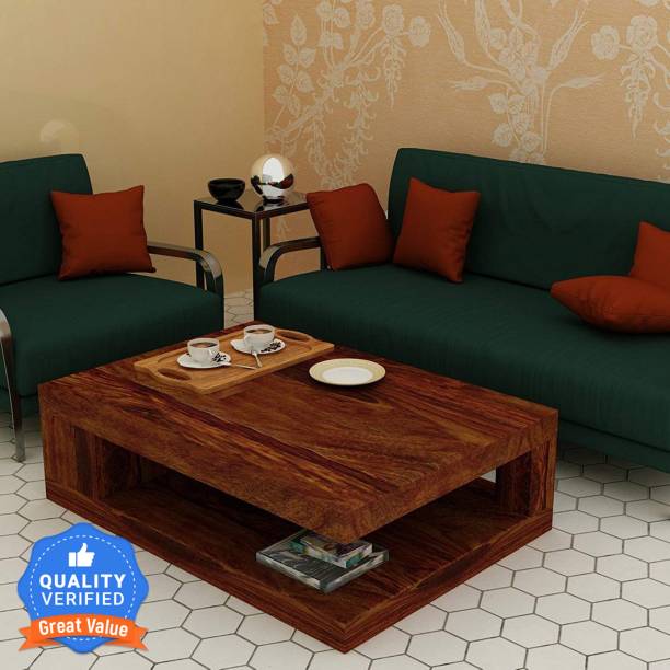 FURINNO Sheesham wood coffee table for Bed room, living room, balcony ,garden Solid Wood Coffee Table