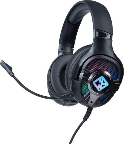 Cosmic Byte Oberon 7.1 RGB Gaming Headset with Dual Input- USB and 3.5mm Jack Wired Gaming Headset