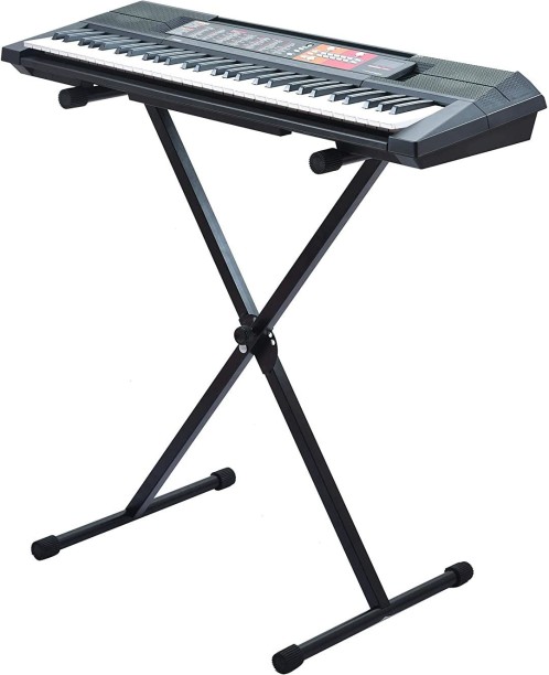 Plixio 61 Key Electronic Music Keyboard Piano and Adjustable Z Style Stand 