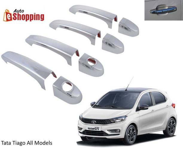 Auto E-Shopping Car Handle Latch Cover For Tata Tiago All Model Set of 4 Pieces Car Grab Handle Cover