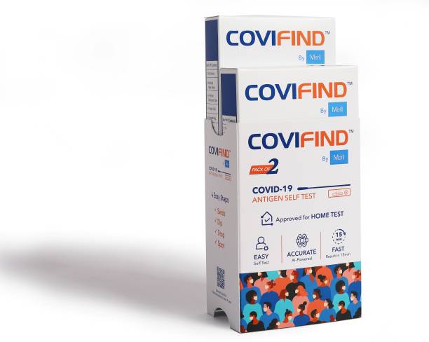 CoviFind Covid-19 Rapid Antigen Test Kit- ICMR Approved (Pack of 2) COVID-19 Rapid Antigen Kit (Home-based/self)