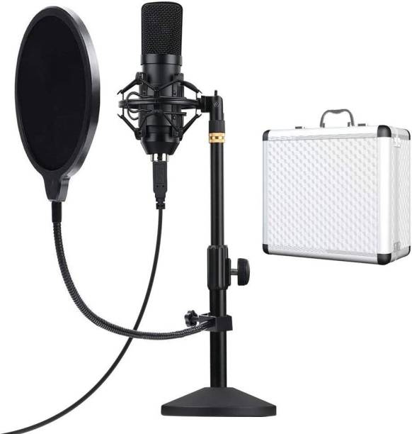 Digimore USB Condenser Mic Podcast PC Microphone Kit with Aluminum Case Microphone Microphone