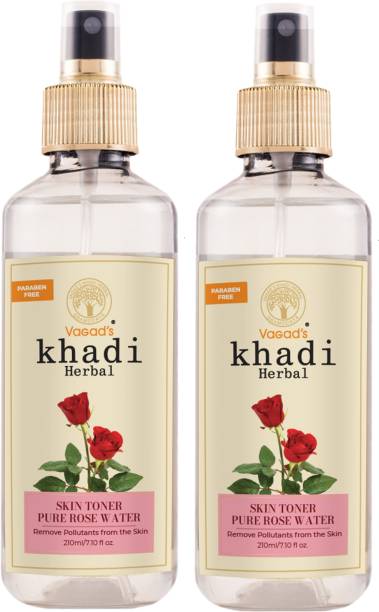 vagad's khadi Rose Water (Pack of 2) Women