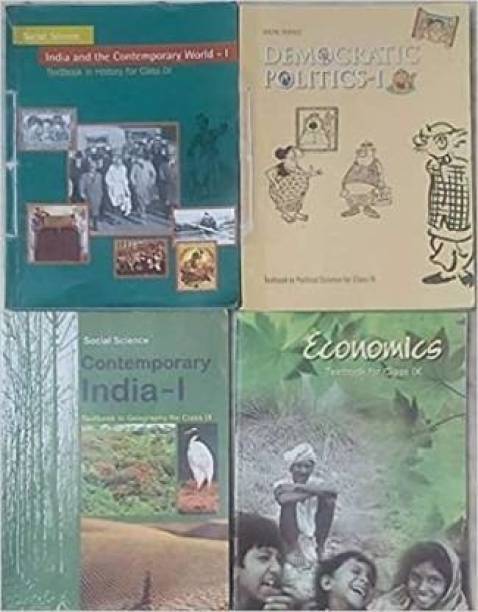 Ncert Textbook Combo Of 4 Books Of SOCIAL SCIENCE For Class 9 NCERT( HISTORY, GEOGRAPHY, CIVICS, ECONOMICS)