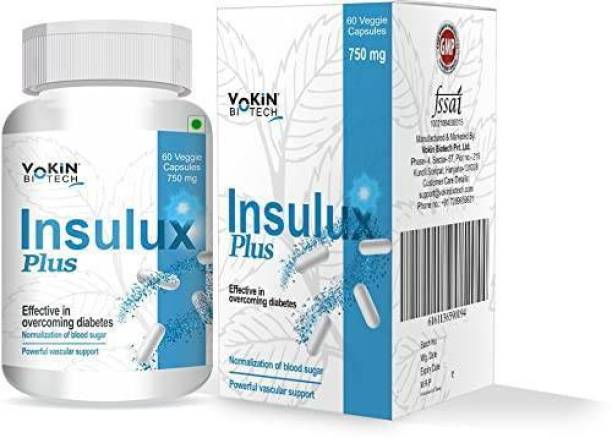 Vokin Biotech Herbal Insulux Plus For Endocrine Health & Diabetes Control