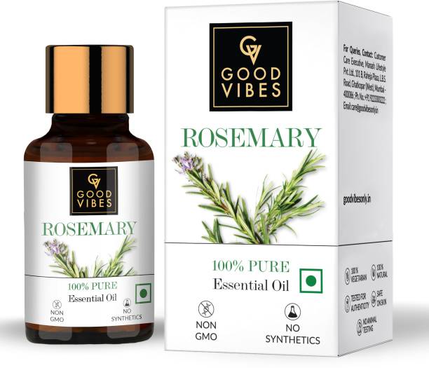 GOOD VIBES 100% Pure Rosemary Essential Oil