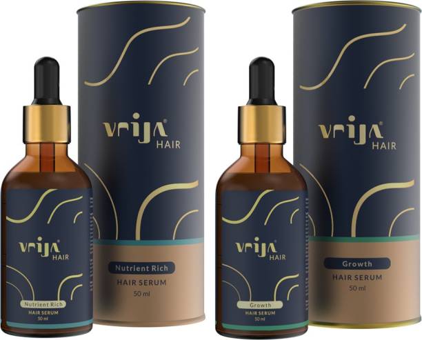 Vrija Healthy Growth Regime- Hair growth & Nutrient rich serum Perfect duo for hair fall, nourishment & growth booster