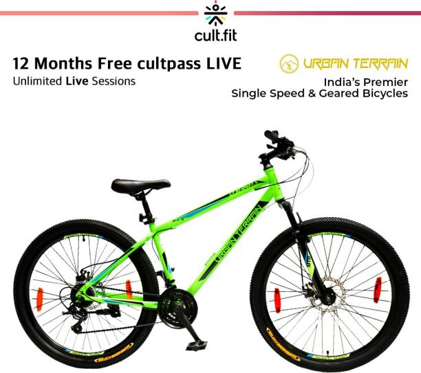 Urban Terrain UT3012S27.5 Steel MTB with 21 Shimano Gear and Installation Services 27.5 T Mountain Cycle