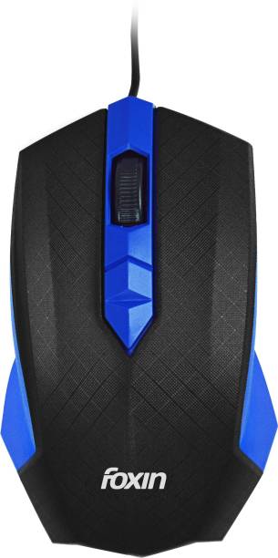 Foxin Smart-Blue Wired Optical Mouse